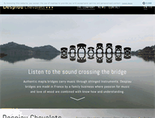 Tablet Screenshot of despiau-chevalets.com